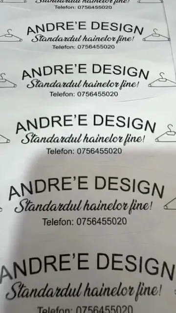 Husele noastre de hârtie: „Andre’e Design – Standardul hainelor fine!”